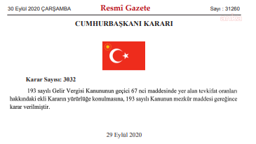 Mevduatlarda stopaj düşürüldü